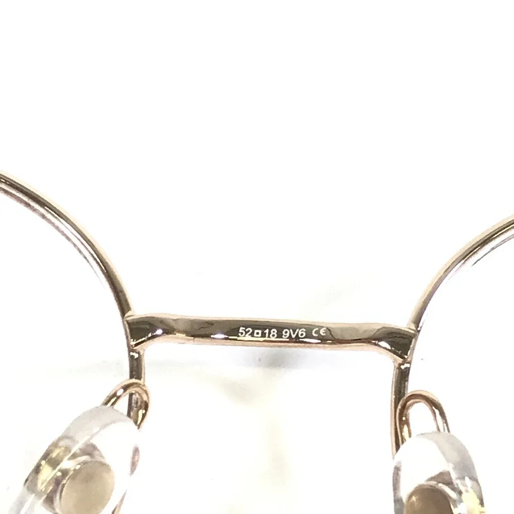 Marc Jacobs Eyeglasses Frames 475 2M2 Black Gold Round Full Rim 52-18-140